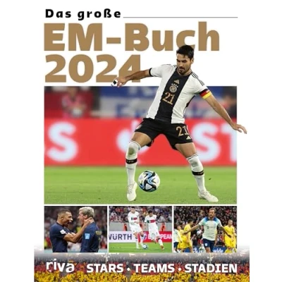 Abbildung von Das große EM Buch 2024: Stars. Teams. Stadien. zur Fußball Europameisterschaft in Deutschland. Mit Stars wie Kylian Mbappé und Harry Kane. perfekte Geschenk für Sportfans