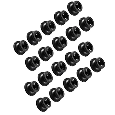 Abbildung von Systafex 20x Planenköpfe Planenhaken rund für Anhängerplane Bordwand Netz Seilhaken Kunststoff 19mm Netzhaken