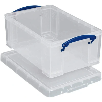 Abbildung von REALLY USEFUL BOX 3 Liter 245 x 180 160mm für 18 CDs / 10 DVDs transparent