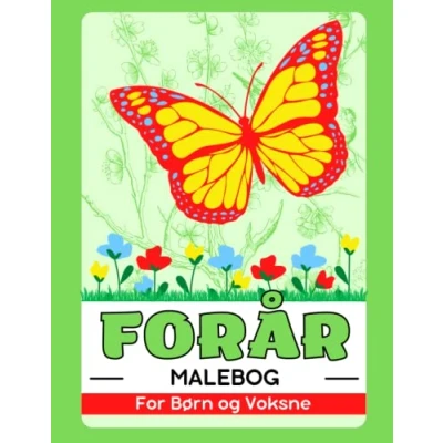 Abbildung von Forår Malebog for Børn og Voksne: Gave til Antistress Afslappende