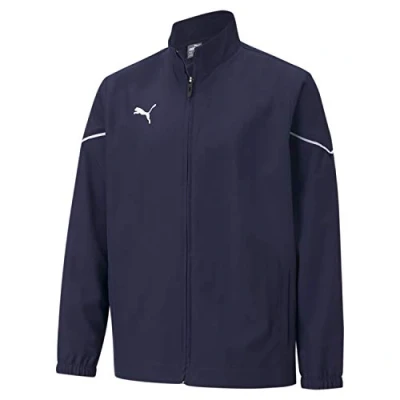 Abbildung von Puma Kinder teamRISE Sideline Jacket Jr Trainingsjacke, Peacoat White, 128
