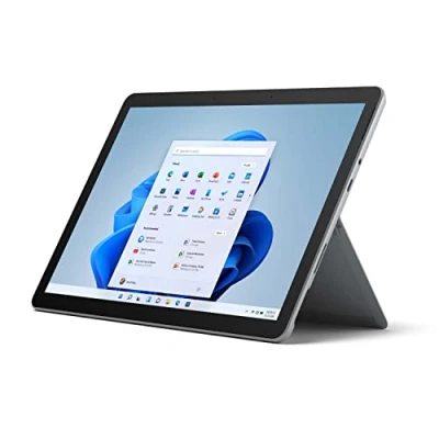 Abbildung von Microsoft Surface Go 3, 10 Zoll 2 in 1 Tablet (Intel Pentium Gold, 8GB RAM, 128GB SSD, Windows 11 Home S) Platin