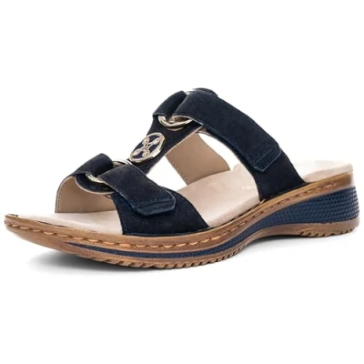 Abbildung von ara Hawaii Pantolette flach, Damen, Größe: 37, Blue Schuhe