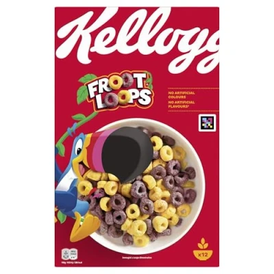 Abbildung von Kellogg&#039;s Froot Loops Cerealien