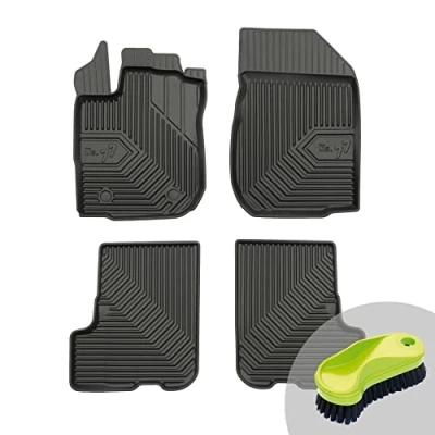 Abbildung von FROGUM No.77 Gummimatten Ganzjahresset von Auto Fußmatten Autofussmatten für Dacia Sandero II 2012 2020 Langlebiges TPE Material