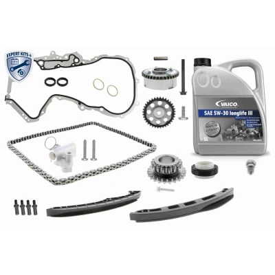 Abbildung von VAICO V10 10026 Steuerkettensatz VOLKSWAGEN: Golf 5 Schrägheck, Touran I, Plus / Crossgolf, SEAT: Ibiza 4 Sportcoupe