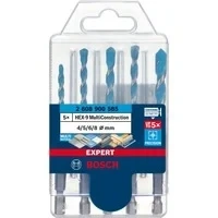 Abbildung von BOSCH Mehrzweckbohrer Bohrer Set, 4/5/6/6/8 mm, 5 tlg