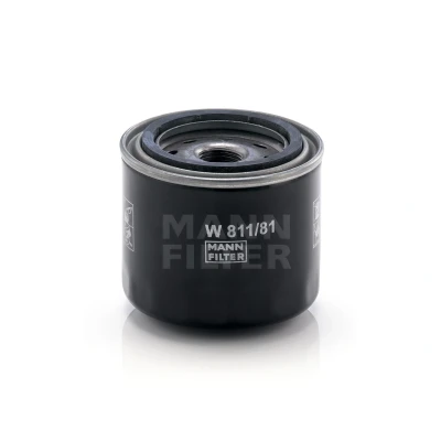 Abbildung von MANN FILTER W 811/81 Ölfilter 3/4 16 UNF mit einem Rücklaufsperrventil Anschraubfilter SUZUKI: SWIFT 2 Schragheck, Jimny SUV, Samurai SUV