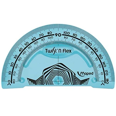 Abbildung von Maped 279810 Halbkreis Winkelmesser Twist&#039;n Flex 180 Grad