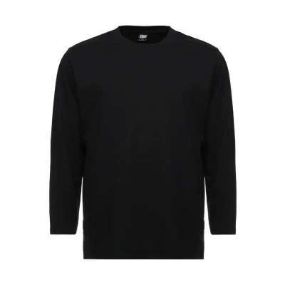 Abbildung von Urban Classics Stretch Terry Langarmshirt, Herren, Größe: 3XL, Black