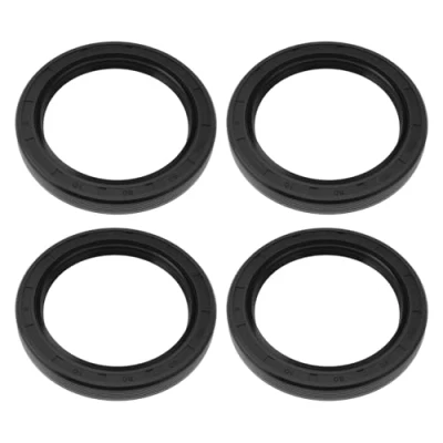 Abbildung von Be In Your Mind 4 Stück TC Wellendichtring Nitril Drehwellendichtung Doppellippe Gummi Doppellippendichtung 60x80x10mm Geeignet für Industrieanlagen