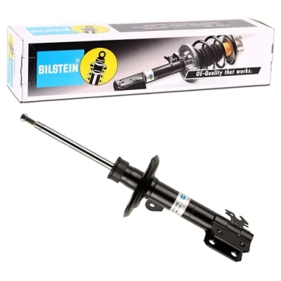 Abbildung von BILSTEIN B4 OE Replacement 22 167002 Stoßdämpfer Vorderachse links Gasdruck Zweirohr Federbein oben Stift, unten Schelle TOYOTA: Yaris II Schrägheck