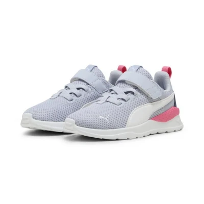 Abbildung von Puma Anzarun LITE AC+ Unisex Laufschuh Straße für Kinder, Größe: 34, Cool weather/white/blue crystal Schuhe