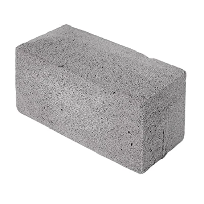 Abbildung von Jantex Grillstone 5881 Bimsstein, 76 x 152 mm, Barbecue, elektrische Grillplatte, Grau