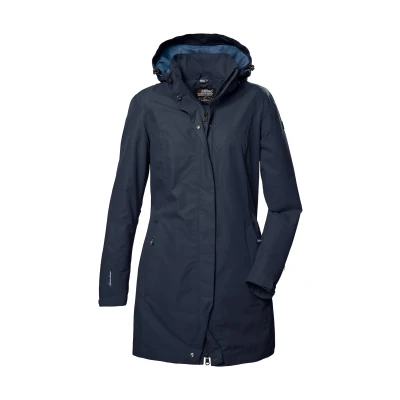 Abbildung von Killtec Regenjacke / wasserabweisende Jacke, Damen, Größe: 48, Dunkelnavy