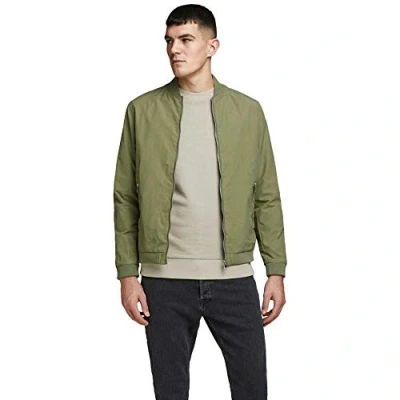 Abbildung von Jack &amp; Jones Erush NOOS Bomberjacke, Herren, Größe: XS, Dusky green
