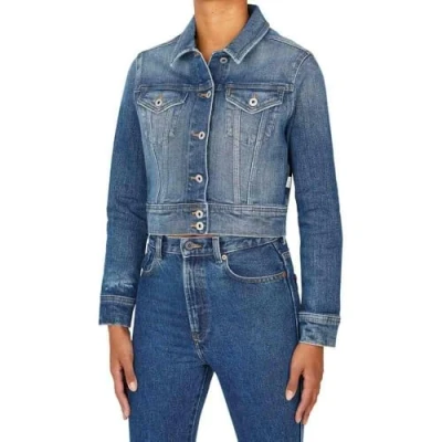 Abbildung von Pepe Jeans Cropped Jacket Jeansjacke, Damen, Größe: XL, Denim