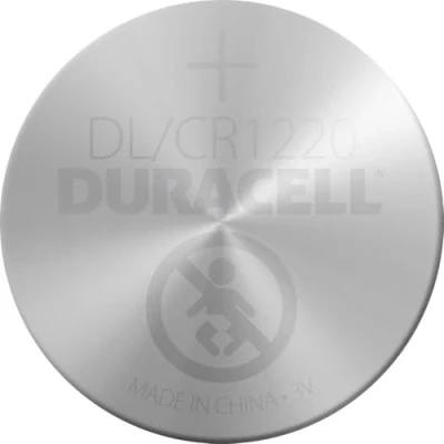 Abbildung von Duracell 5000394030305 DL1220 3V Lithium Knopfzellenbatterie 1 er Pack metallic, 1er