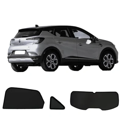 Abbildung von Sonniboy (Sonnenschutz) für die hinteren Seitenscheiben und Heckscheibe CLI10248ABC passend Renault CAPTUR II SUV, TYP RJB, 5 Door, 2020