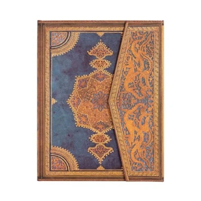 Abbildung von Safavid Indigo (Safavid Binding Art) Ultra Lined Hardcover Journal: Hardcover, 120 gsm, ribbon marker, memento pouch, wrap closure