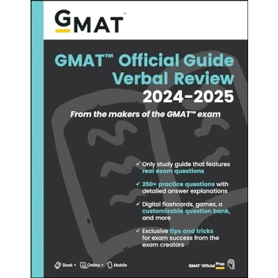 Abbildung von GMAT Official Guide 2024 2025: Verbal Review; Features Real Exam Questions; 250+ Practice Questions with Detailed Answer Explanations; Digital ... for Success from the Creators