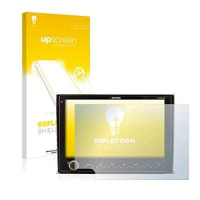 Abbildung von upscreen Entspiegelungs Schutzfolie für Fiat Ducato III 2006 2011 Zenec Z E3766 9&quot; Displayschutz Folie Matt [Anti Reflex, Anti Fingerprint]