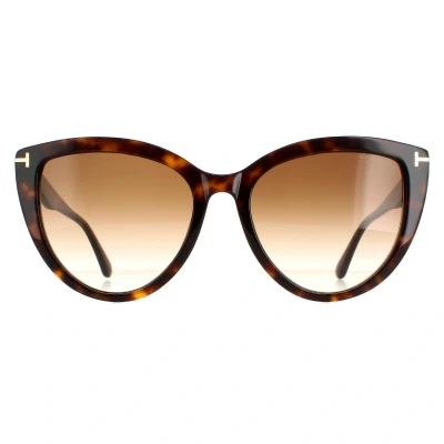 Abbildung von Tom Ford Sonnenbrille, Damen, Größe: 56, Brown