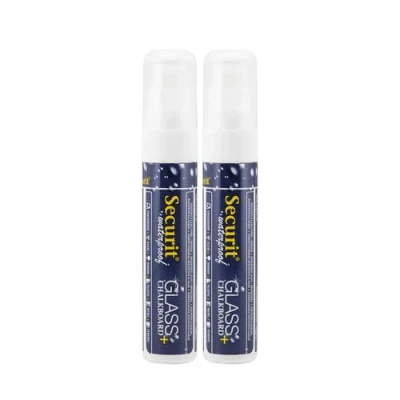 Abbildung von Securit BL SMA100 V4 COL Kreidemarker wasserfest (mit Keilspitze ca. 7 15 mm) 2er Set weiß