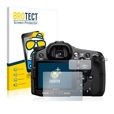 Abbildung von BROTECT Entspiegelungs Schutzfolie für Sony Alpha 77 (SLT 77) (2 Stück) Matte Displayschutz Folie, Anti Reflex, Fingerprint