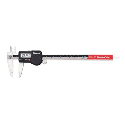 Abbildung von Starrett 798B 8/200 Digitaler Messschieber, Edelstahl, batteriebetrieben, Zoll/metrisch, 0 8&quot; Bereich, +/ 0,001&quot; Genauigkeit, 0,0005&quot; Auflösung, erfüllt DIN 862 Spezifikationen