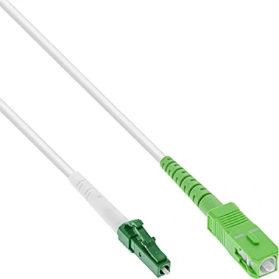 Abbildung von InLine® LWL Simplex Kabel, FTTH, LC/APC 8 zu SC/APC 8, 9/125µm, OS2, 5m