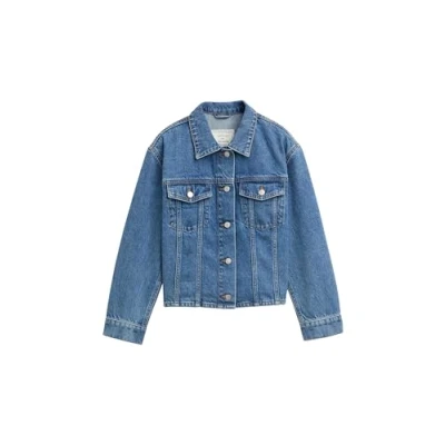 Abbildung von TOM Tailor Jeansjacke für Kinder, Größe: 176, Clean mid stone blue denim