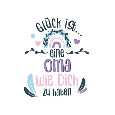 Abbildung von Glück ist eine Oma wie dich zu haben: Notizbuch LINIERT Großmutter Geschenkideen Tagebuch Geschenkidee