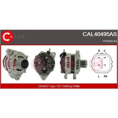 Abbildung von CASCO CAL30184AS Lichtmaschine 12V 65A FIAT: Doblo I Cargo, Strada Pickup