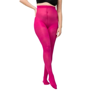 Abbildung von Ulla Popken Essential Strumpfhose, Damen, Größe: 60/62, Orientpink