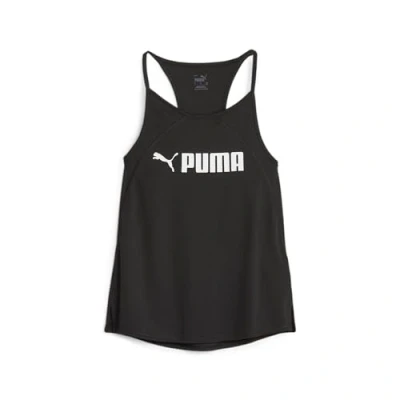Abbildung von Puma FIT Fashion Ultrabreathe Allover TANK Top, Damen, Größe: XL, Black/white