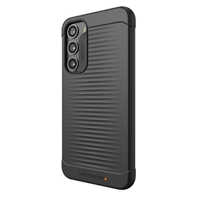 Abbildung von Samsung Galaxy S23 Plus Hülle Silikon Gear4 Soft Case/Backcover Handyhülle Schwarz Shockproof/Stoßfest