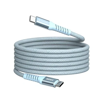 Abbildung von VERBATIM Sync &amp; Charge USB C zu 100W Magnetkabel 120 cm blau