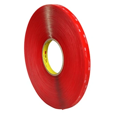 Abbildung von 3M VHB 4910 Hochleistungs Klebeband, 19 mm x 33 m, Transparent, Schutzabdeckung: Papier (4 er Pack)