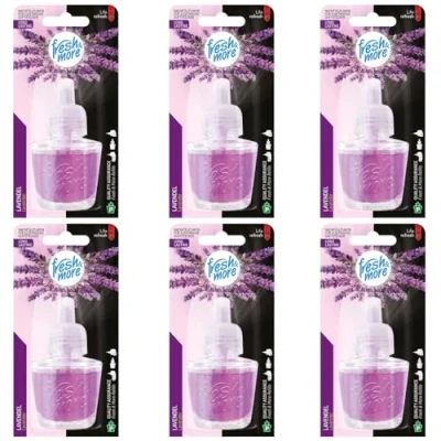 Abbildung von Fresh &amp; More Nachfüllflakons für Duftstecker (18er Pack) Lavendel, 19ml