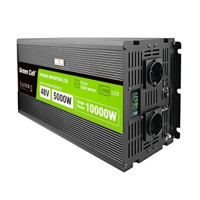 Abbildung von Green Cell LCD Spannungswandler 5000W/10000W 48V auf 230V Reiner Sinus Volt Wechselrichter Konverter Pure Sine Wave Power PowerInverter DC AC Umwandler Stromwandler Wohnwagen Auto