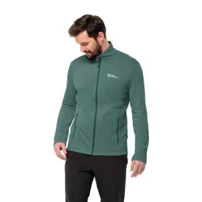 Abbildung von Jack Wolfskin Kolbenberg FZ Fleecejacke, Herren, Größe: Small, Jade green