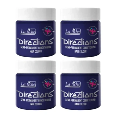 Abbildung von La Riche Directions Semipermanente Haarfarbe 100 ml Dose 4 Packung (Midnight Blue)