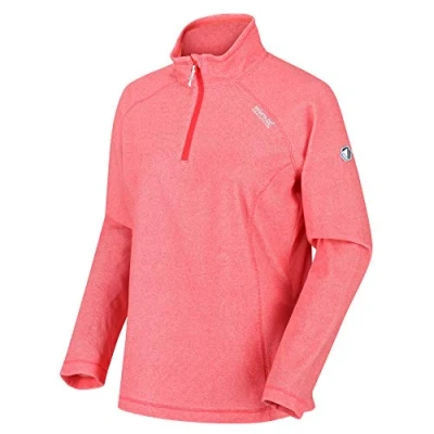 Abbildung von Regatta Sweethart Fleece Futter, leicht, aus Symmetry Gewebe und halbem Reißverschluss, Damen, Rot Sky, 22