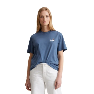 Abbildung von Marc OPolo DENIM T Shirt, modischer Print auf der Brust