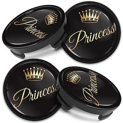 Abbildung von Biomar Labs Kompatibel mit Ford 6M211003 Nabenkappen Radnabenkappen 54mm Prinzessin Princess Logo CFZ 12