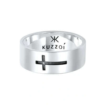 Abbildung von Kuzzoi Cross Ring, Herren, Größe: 62, Silber