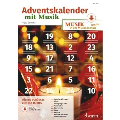 Abbildung von Adventskalender mit Musik (Musik in der Grundschule spezial)