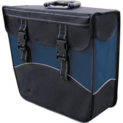 Abbildung von Greenlands Fahrradtasche Packtasche Einkaufstasche Shoppingtasche schwarz blau (Links)
