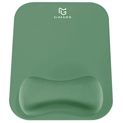 Abbildung von Gimars Mauspad mit Gelkissen, Ergonomisches Mousepad Handauflage, Gel Memory Foam Wasserdicht Mauspads Handgelenkauflage für Computer Laptop Offfice Heim, Dunkelgrün